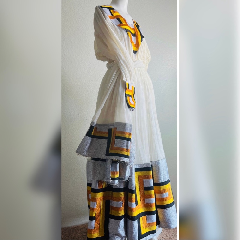 Ethiopian dress, habesha dress Eritrean dress, Ethiopian Traditional Dress - Picture 2 of 4
